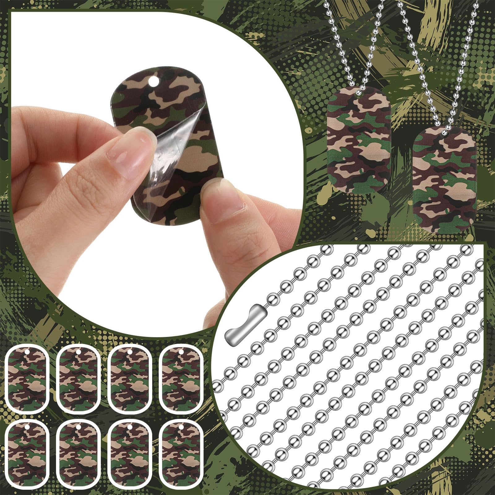 Maitys design camouflage tendance, apporte une touche aventureuse à la tenue.