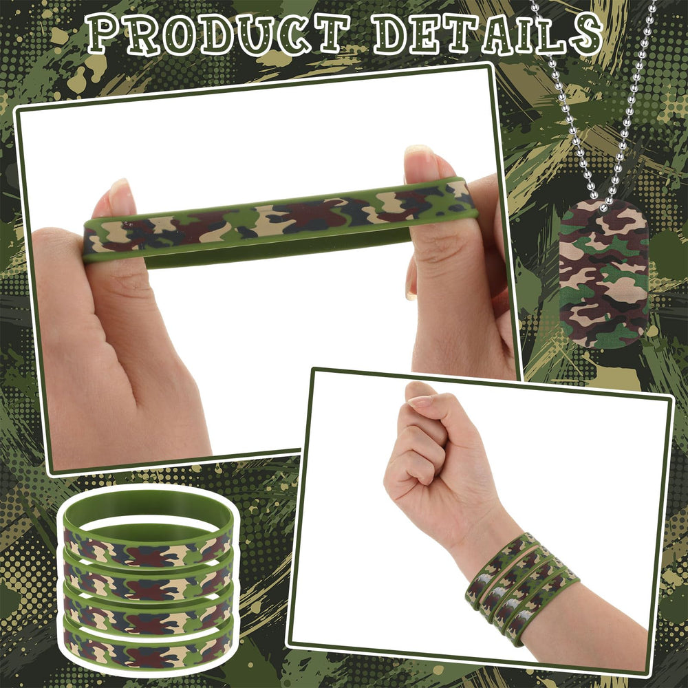 Maitys ensemble cadeau camouflage, idéal pour anniversaires et fêtes à thème.
