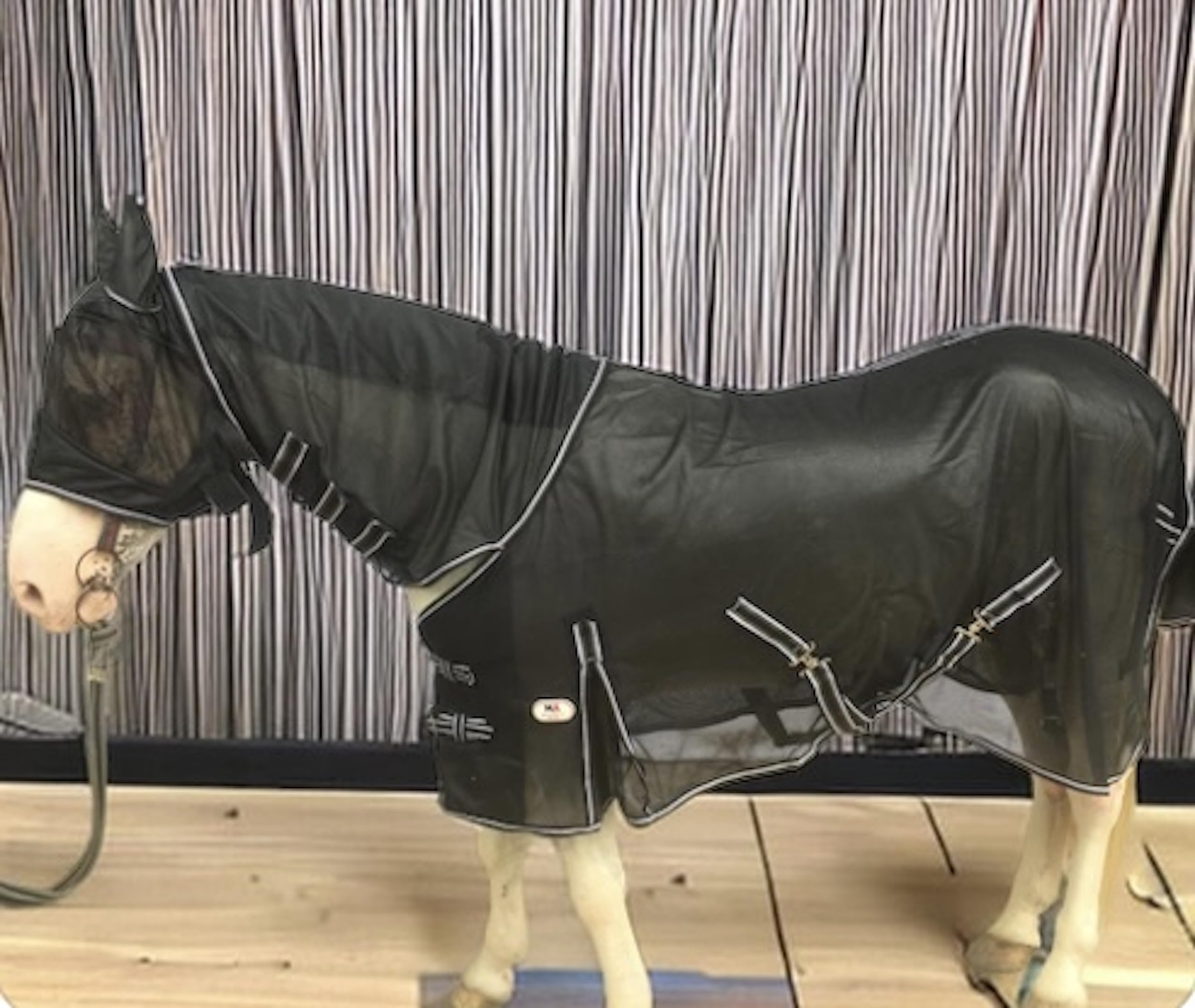 Majestic Ally cache-cou anti-mouches cheval, réduction des irritations autour du cou