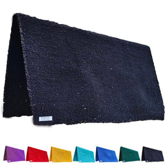 Majestic Ally – couverture de selle noire 34x36, confort durable pour cheval