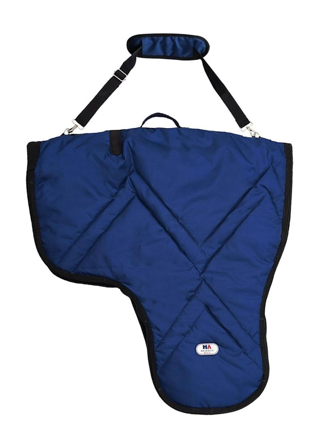 Ensemble pratique pour ranger selle et bride lors des voyages.