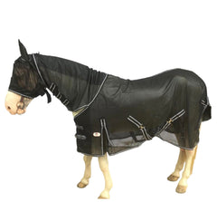 Majestic Ally masque anti-mouches cheval, protection des oreilles et des yeux