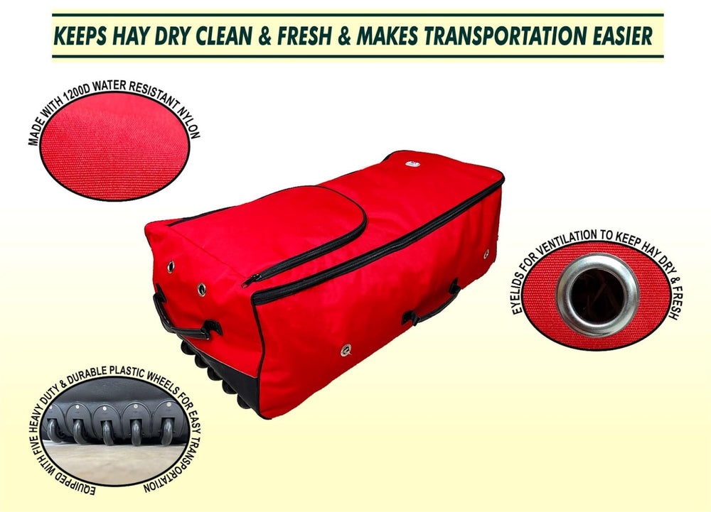 Majestic Ally matériau nylon durable protège le foin de la poussière.