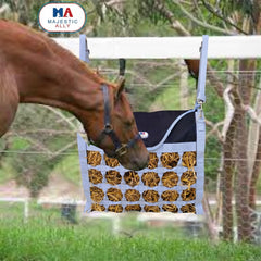 Majestic Ally sac-alimentation cheval anti-gaspillage pour ration prolongée.