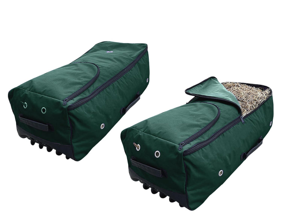 Capacité généreuse du sac à balles de foin Majestic Ally pour stocker plusieurs balles.
