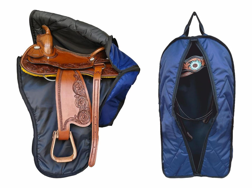 Sac pour bride Majestic Ally en nylon rembourré, rangement pratique.