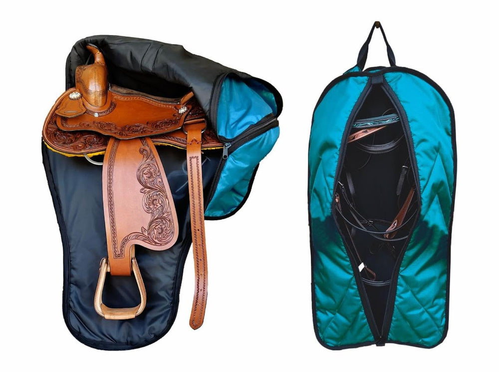 Majestic Ally sac bridon nylon rembourré bleu-vert organise le matériel