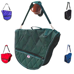 Majestic Ally sac selle anglaise réfléchissant vert Hunter pour sécurité nocturne
