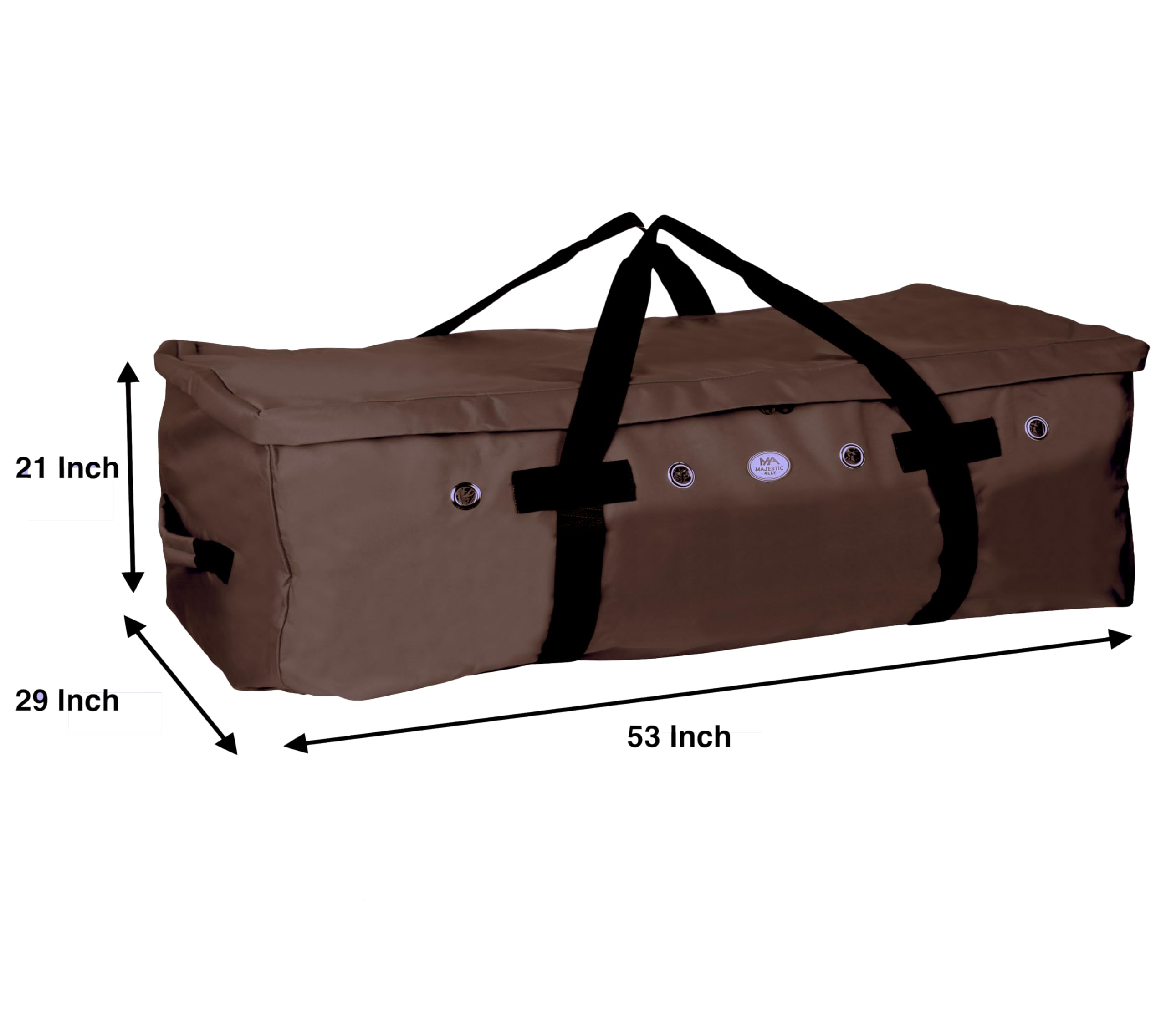 Majestic Ally sac stockage foin 44x20x16 po, transport facile et pratique.