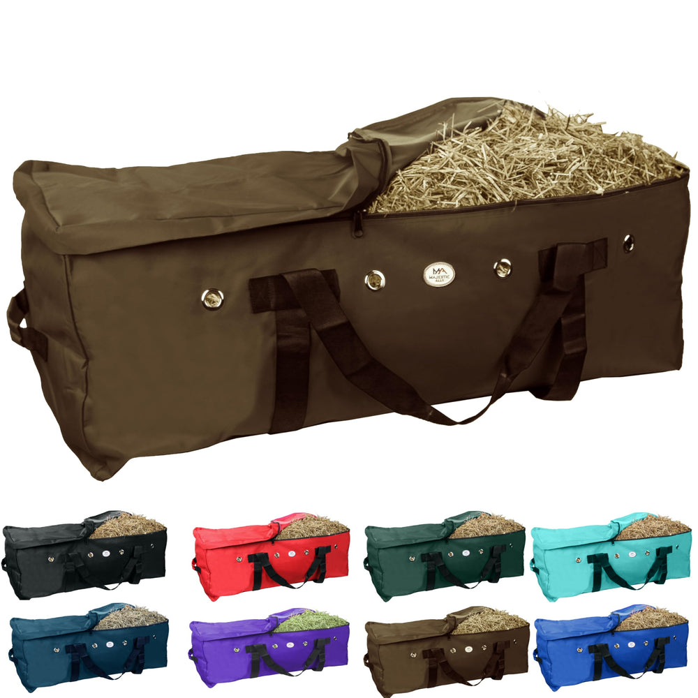 Majestic Ally sac stockage foin 52x27x21 po, capacité élevée pour balles rectangulaires.
