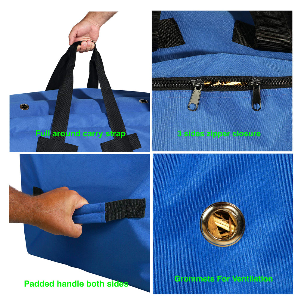Majestic Ally sac foin – œillets de ventilation pour foin frais en déplacement.