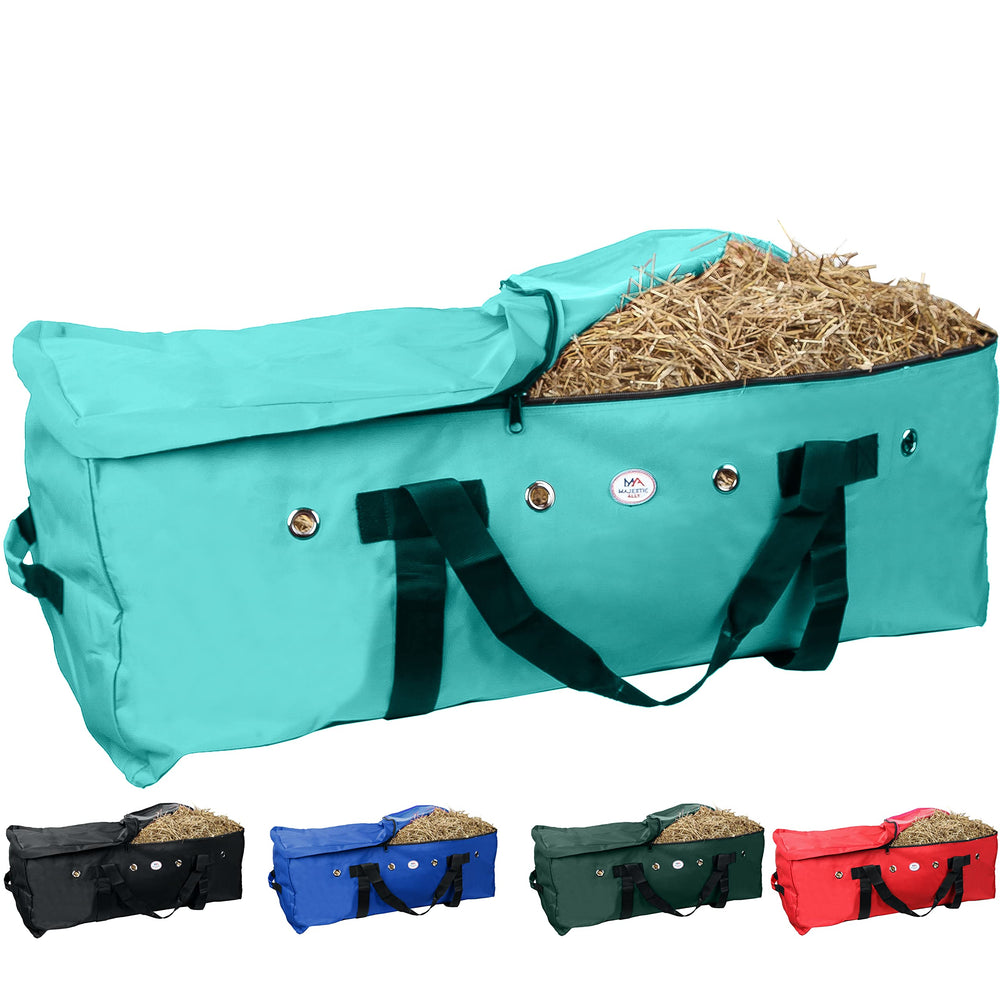 Majestic Ally sac foin – grande capacité adaptée pour deux rangs de ballots.
