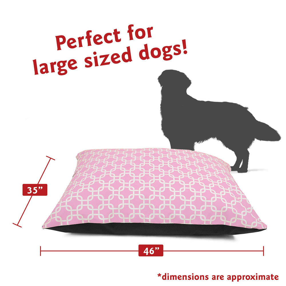 Base antidérapante du lit Majestic Pet pour chien, stabilité lors des siestes.