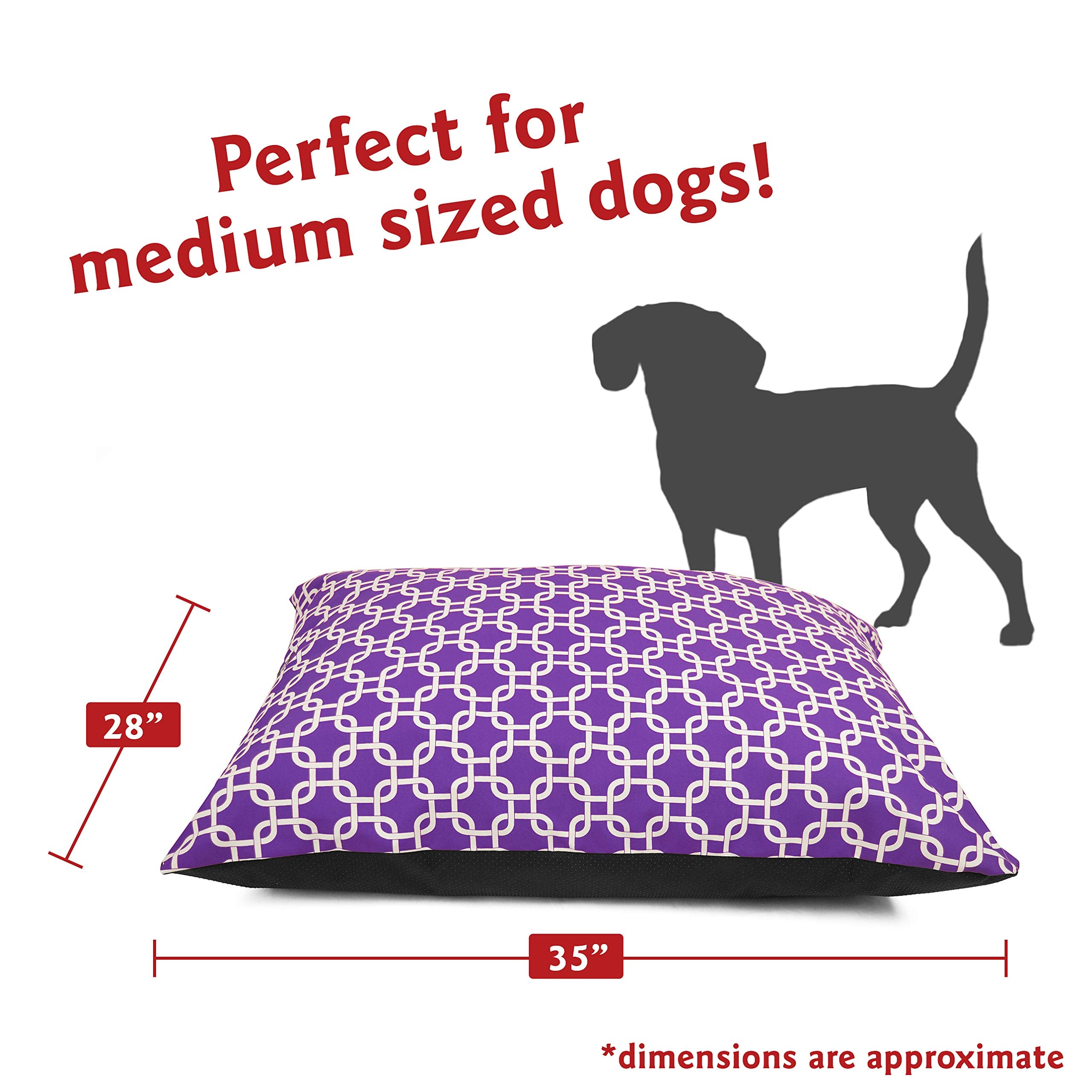 Base antidérapante Majestic Pet assure stabilité pendant le sommeil.