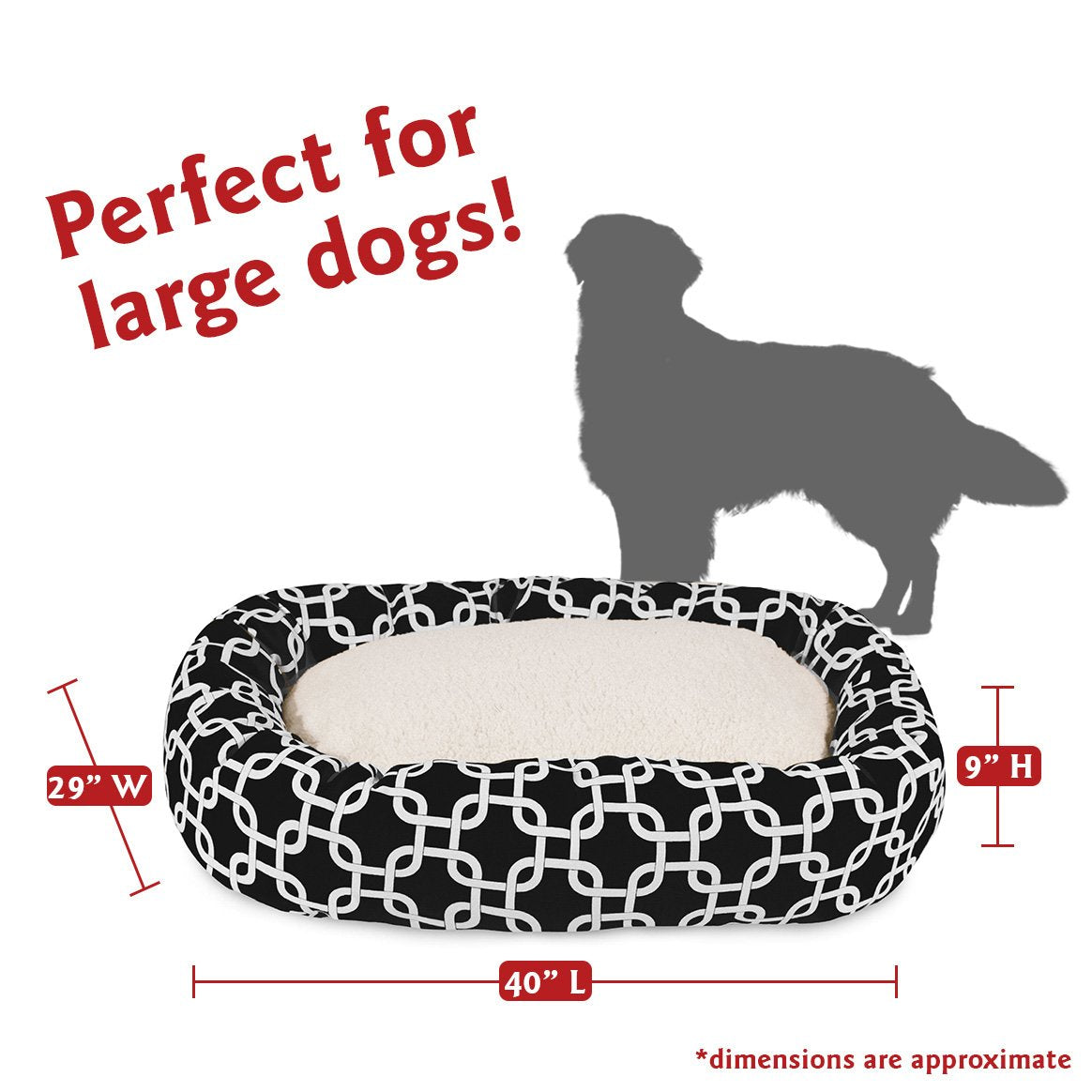 Base en denier résistante Majestic Pet pour protection du sol et stabilité.