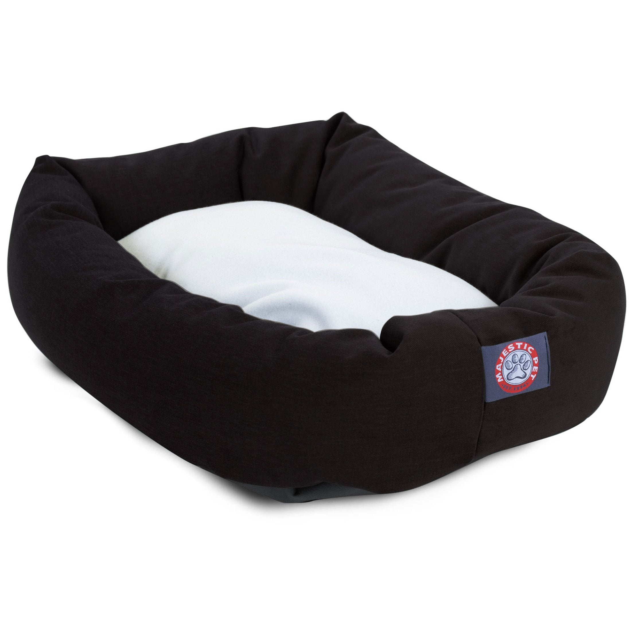 Base imperméable du lit bagel Majestic Pet 52 po pour sols propres.