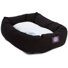 Base imperméable du lit bagel Majestic Pet 52 po pour sols propres.