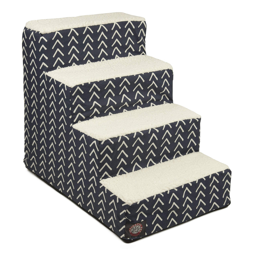 Majestic Pet: échelle-quatre-marches chien petit lit, accessibilité facile.