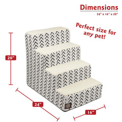Majestic Pet escalier robuste avec inserts en carton durables, soutien jusqu a 250 livres.