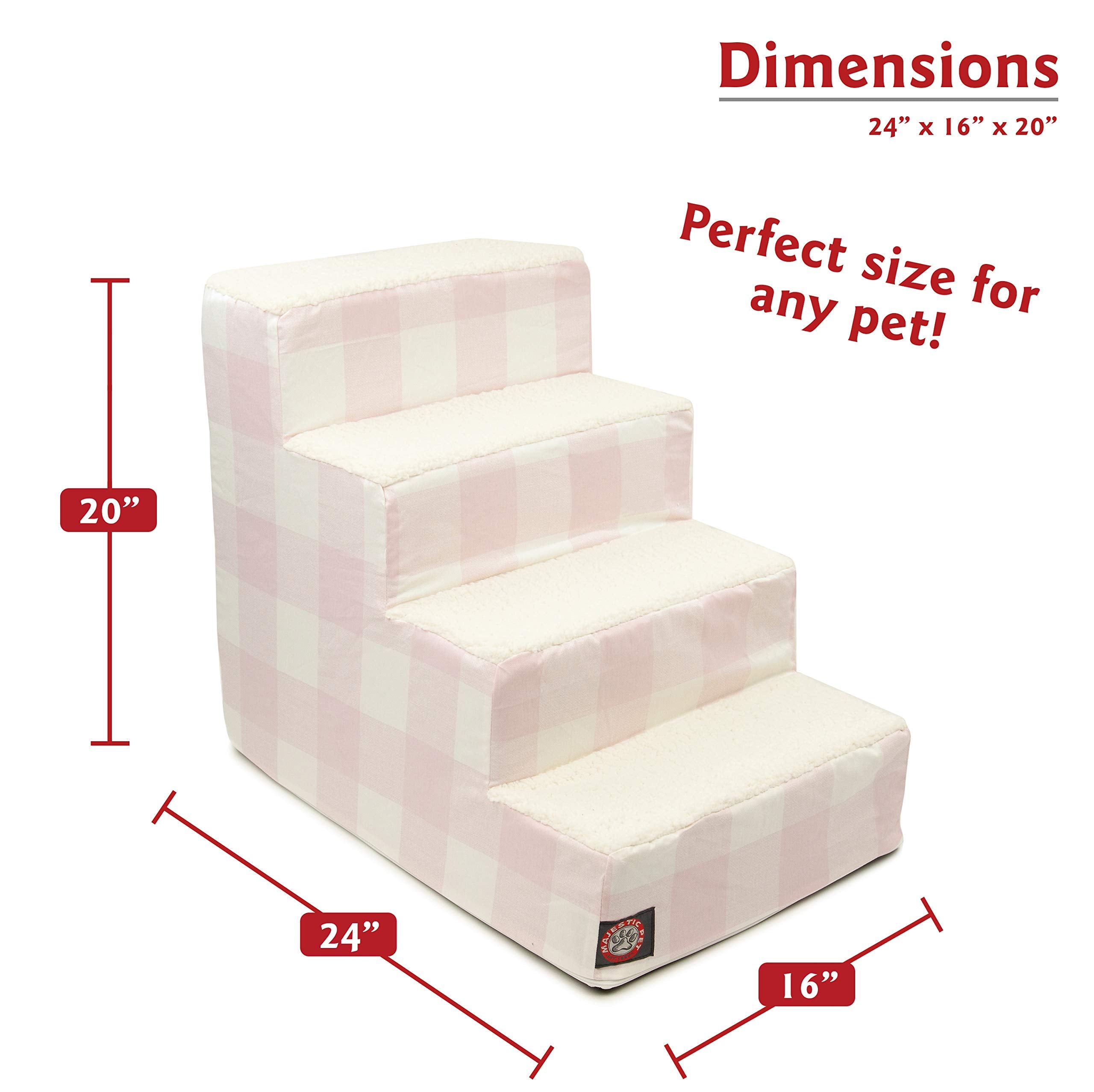 Majestic Pet escaliers-base-denier-300-600: base robuste soutenant jusqu'à 250 lb.