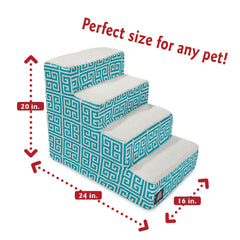 Majestic Pet – Escalier pliable, vue latérale, soutien sûr pour chiens.