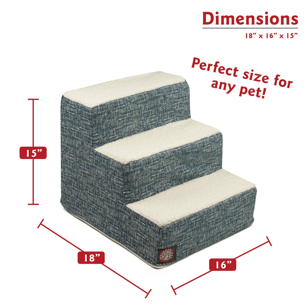 Base robuste allant jusqu a 250 livres sur les escaliers Majestic Pet.