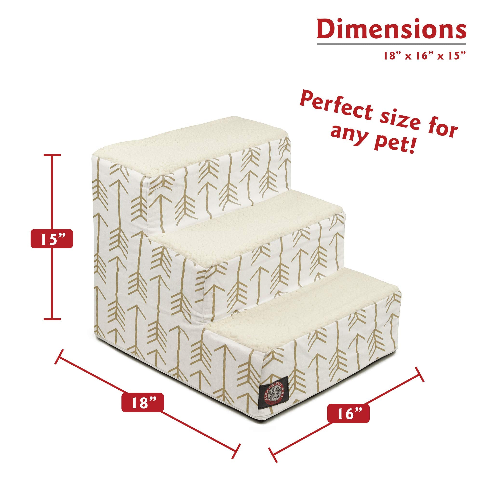 Majestic Pet etapes haut-lit pour chat et chien, accès sûr.