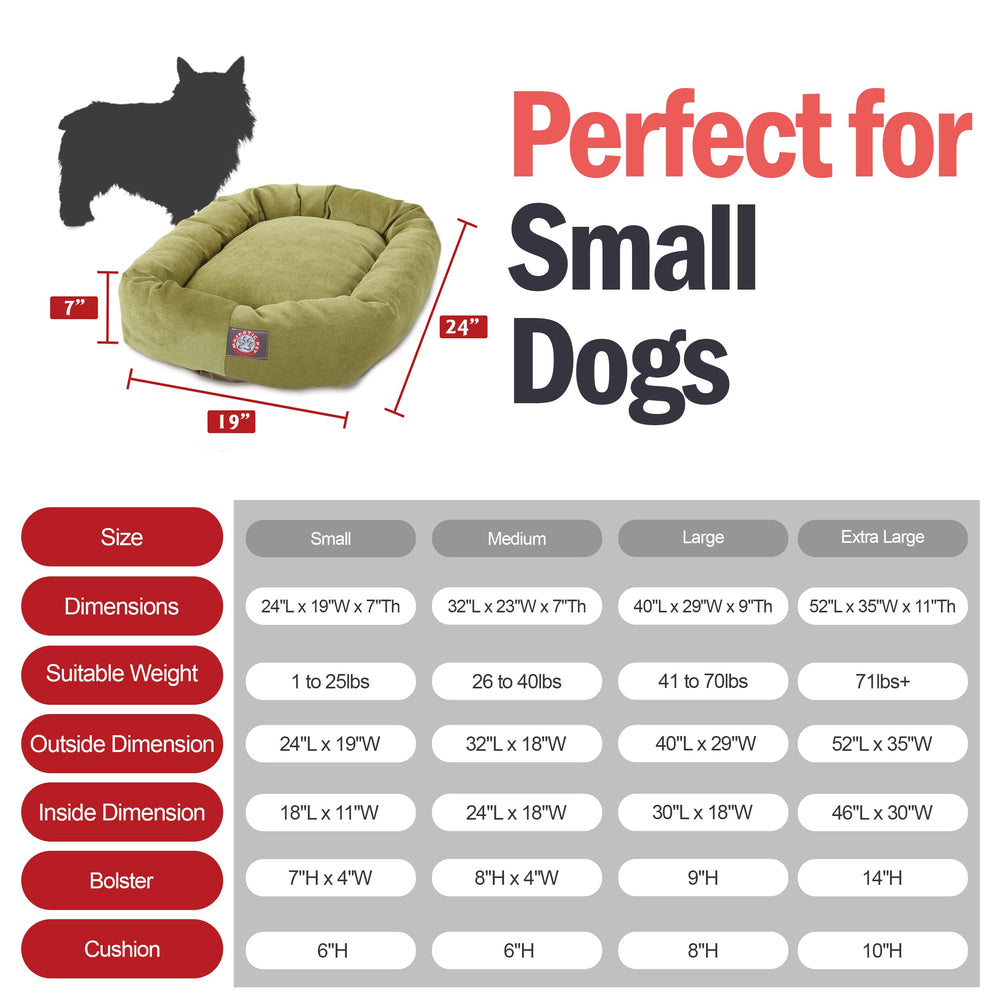 Majestic Pet garnissage polyester haute densité offrant un soutien confortable.