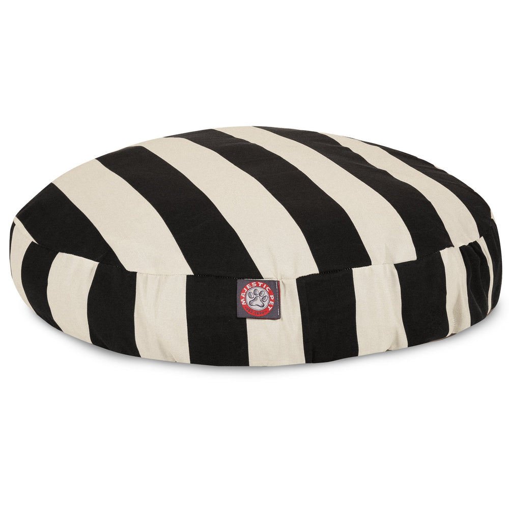 Housse amovible lavable du lit rond Majestic Pet, nettoyage facile.