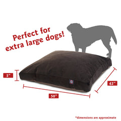 Housse amovible Majestic Pet Villa Rectangle lavable pour entretien facile.