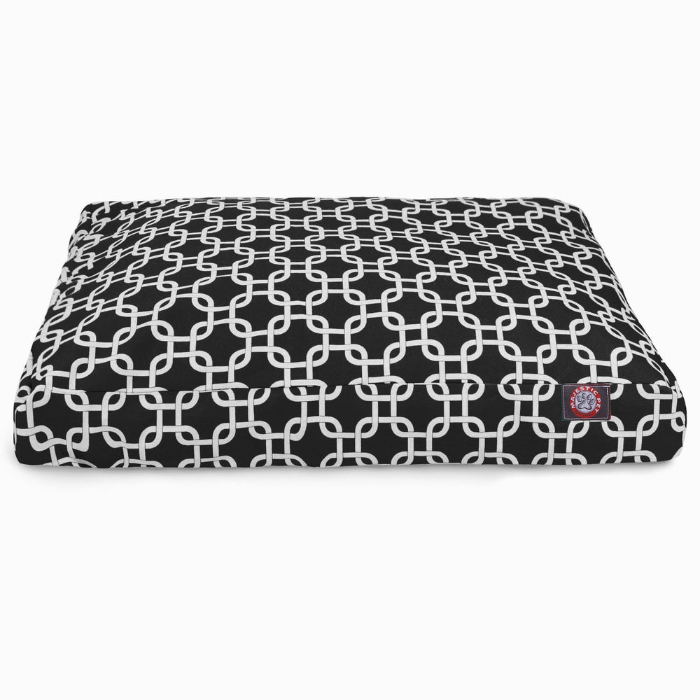 Housse amovible Majestic Pet, lit chien rectangle extralarge, nettoyage facile et rapide.