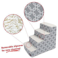 Majestic Pet housse lavable en machine pour escaliers gris, entretien pratique