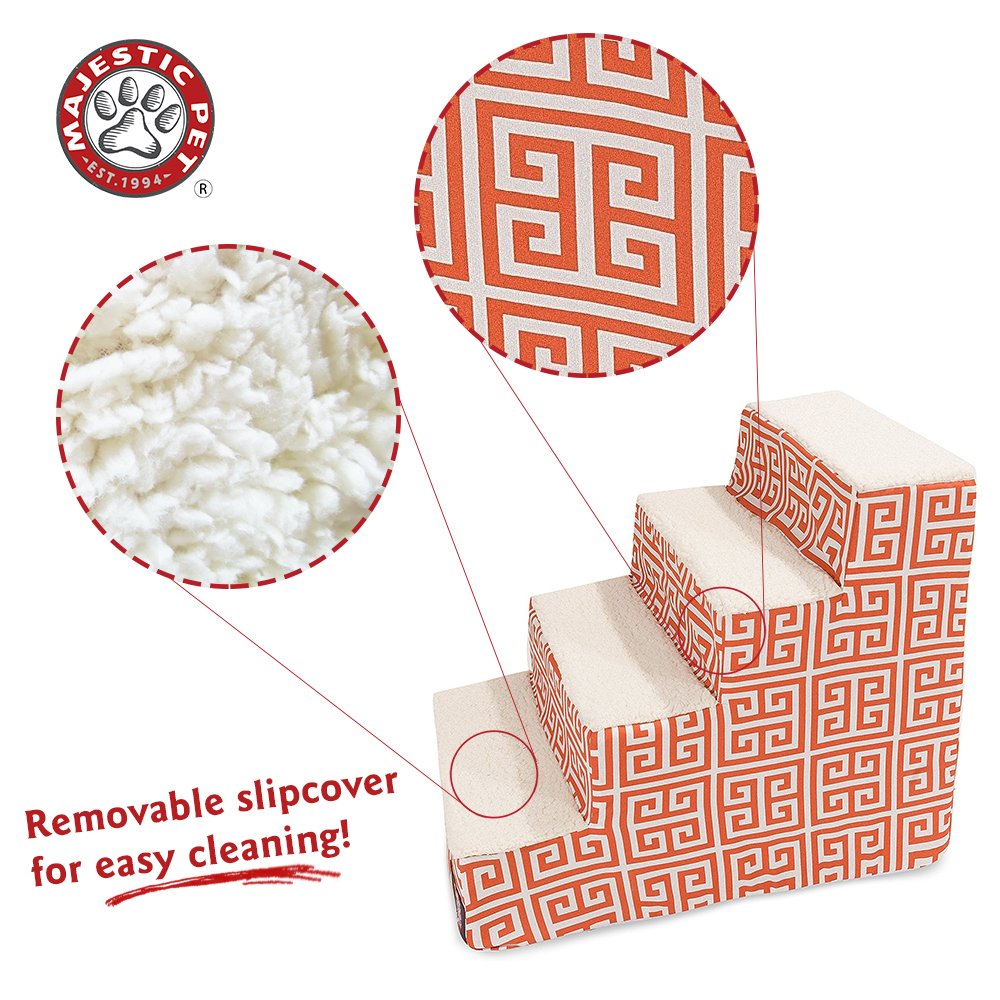 Majestic Pet inserts en carton rigide orange, soutien fiable jusqu'à 250 lb