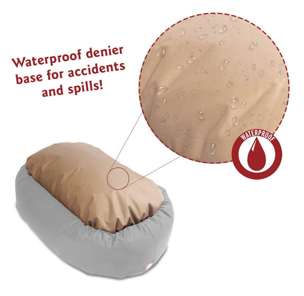 Majestic Pet lit beignet rembourrage polyester haute densité, offre un repos enveloppant.