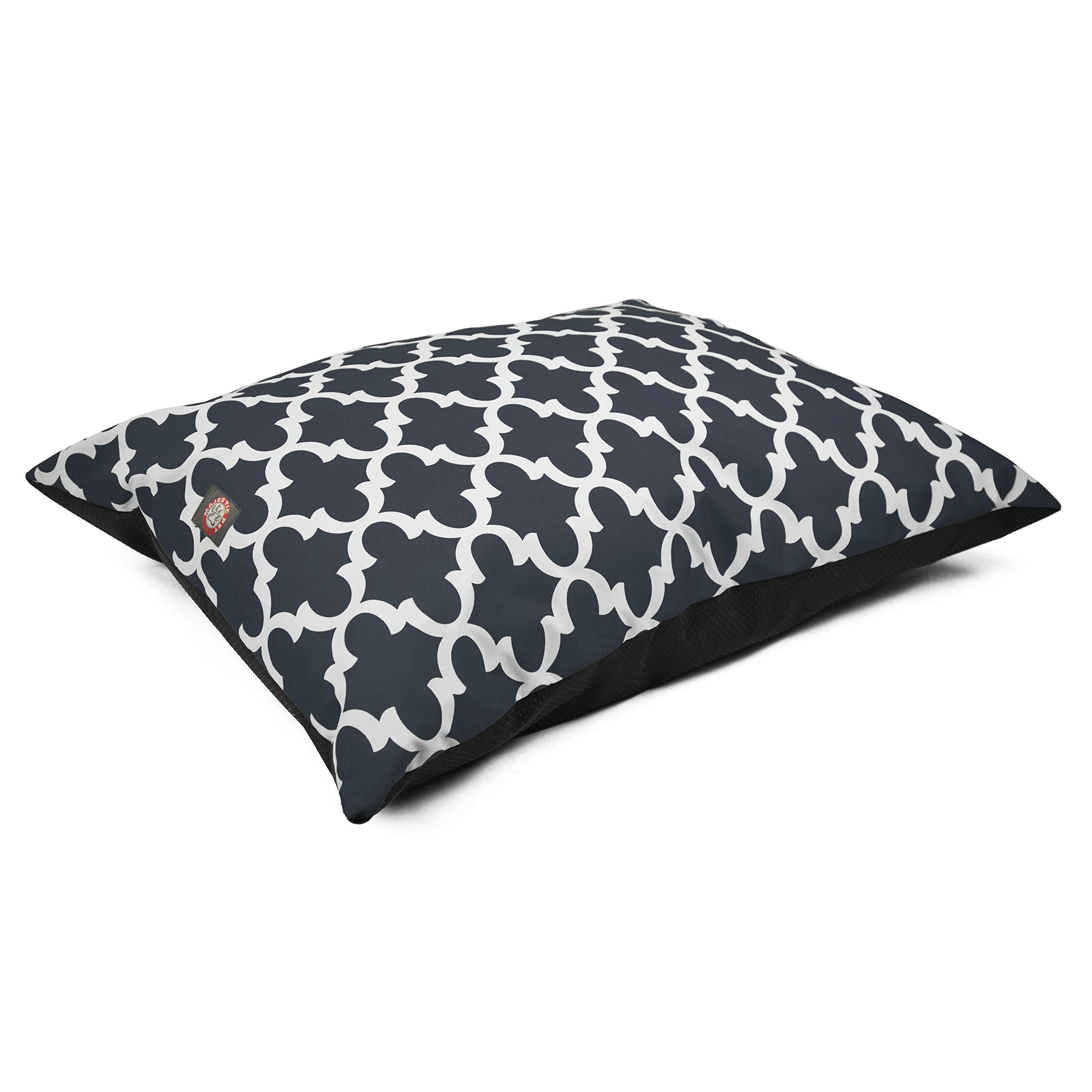 Lit Majestic Pet rectangle grand lavable offrant un confort douillet pour chien.