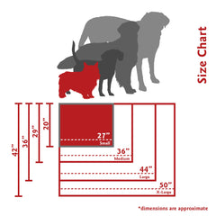 Majestic Pet lit rectangle pour caisse, repos sécurisant dans le crate.