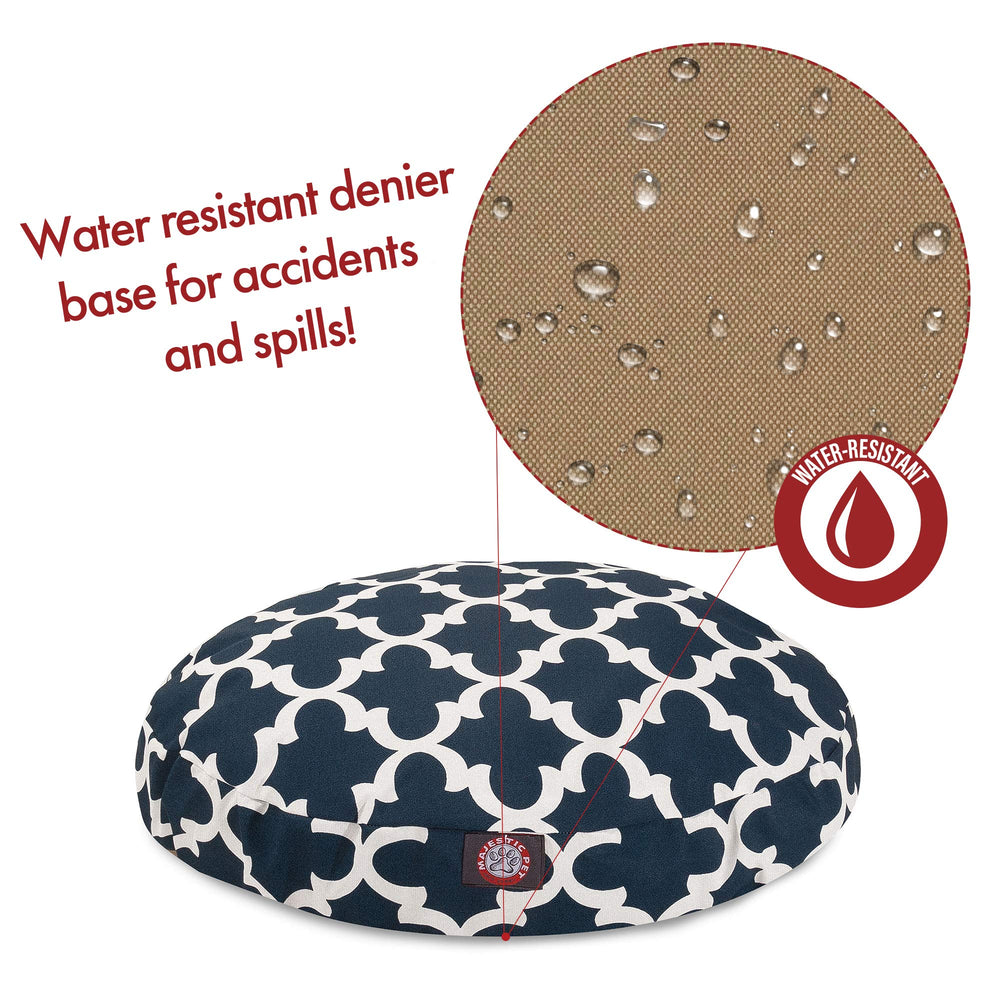 Rembourrage fibre moelleuse Majestic Pet, soutien confortable et durable.