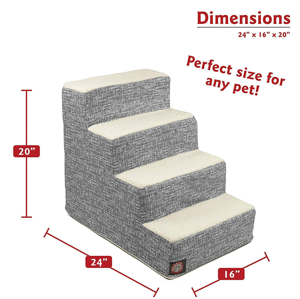 Majestic Pet structure durable tissu tendance: escaliers confortables et résistants.
