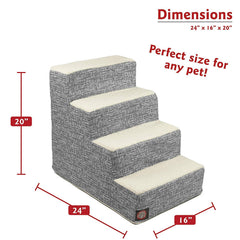 Majestic Pet structure durable tissu tendance: escaliers confortables et résistants.