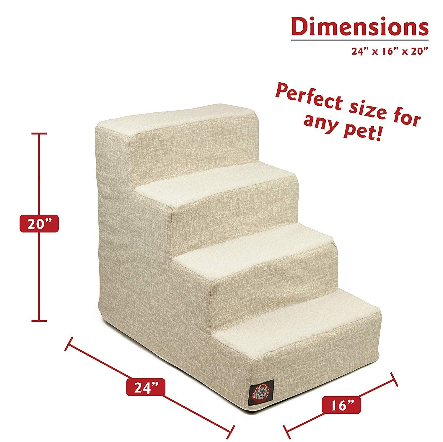 Majestic Pet structure mousse interieur, soutien confortable.