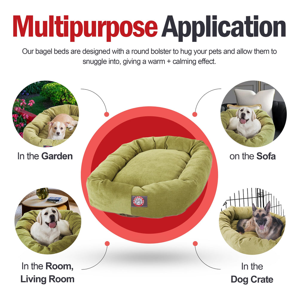 Majestic Pet support tete donut offrant un maintien ergonomique de la tete.