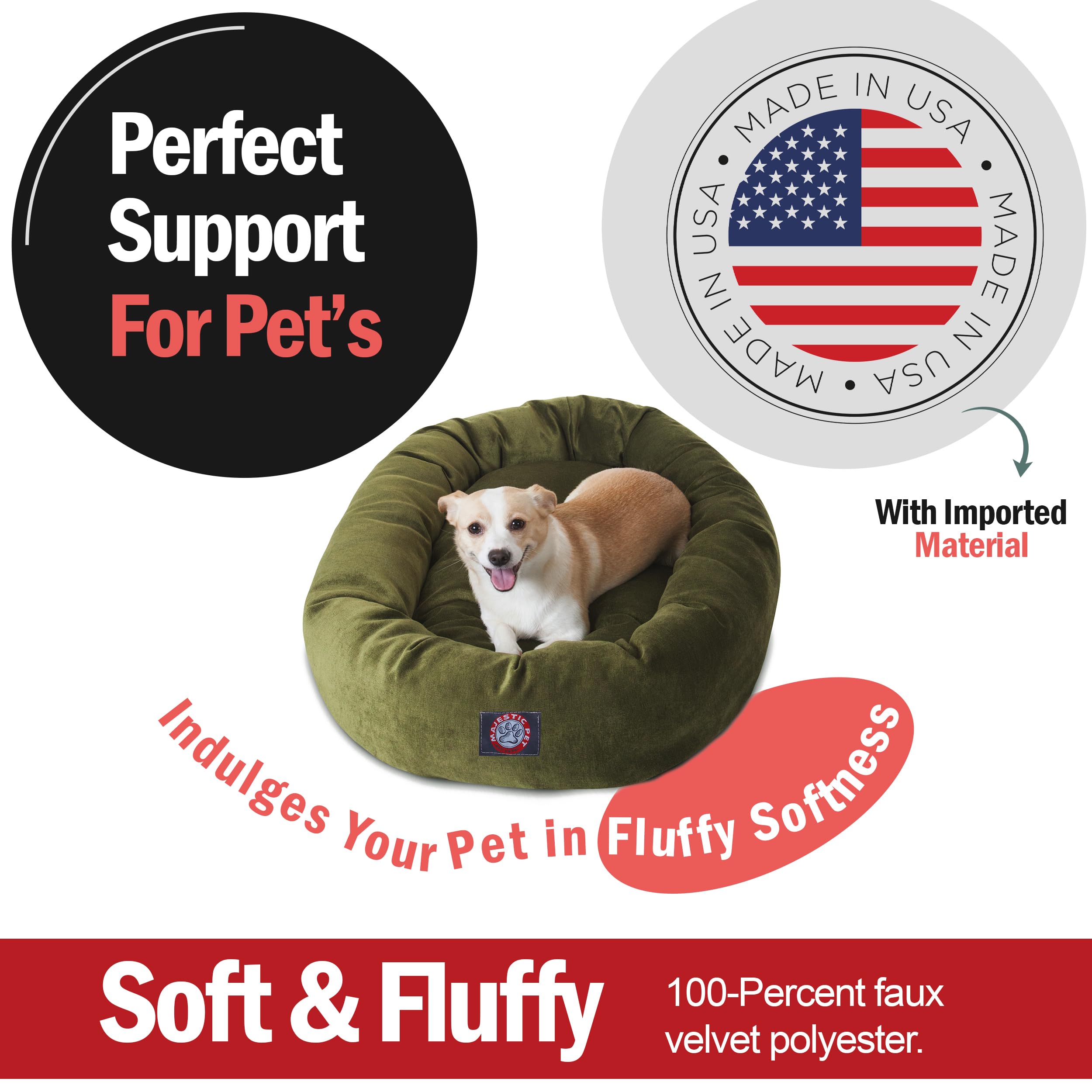 Support tete nido chien Majestic Pet pour meilleure securite
