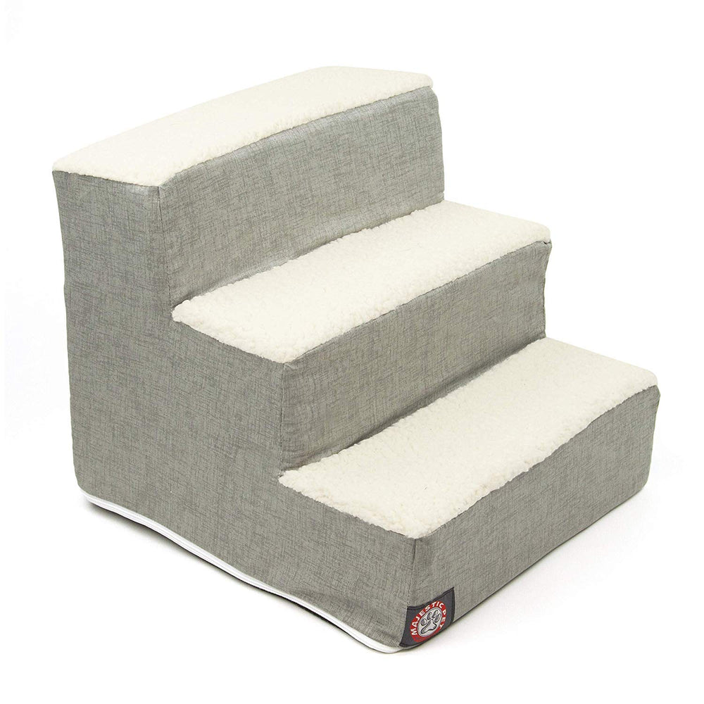 Majestic Pet trois etapes chien petit lit : facilite l'accès au lit