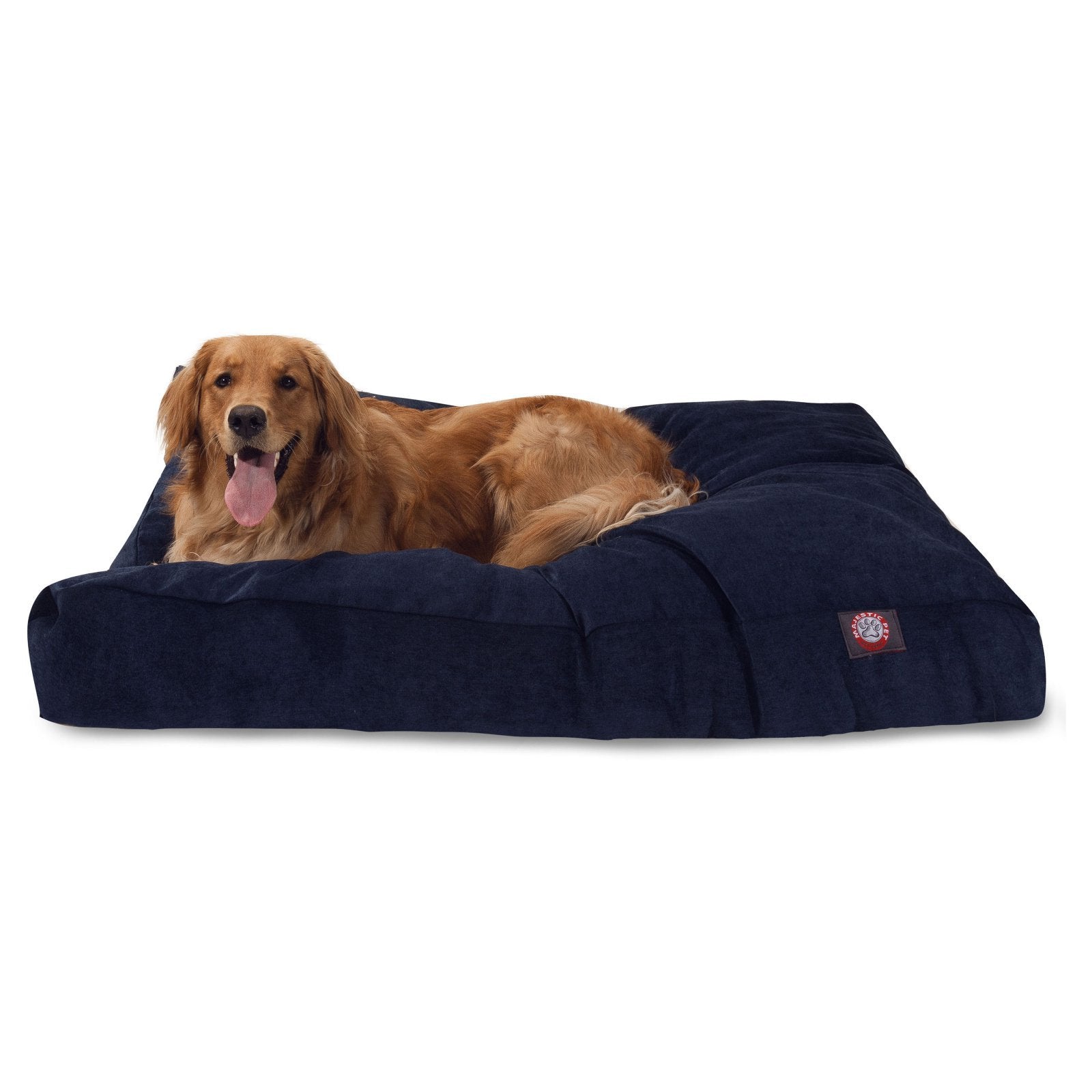 Lit Majestic Pet Villa Rectangle, housse amovible lavable en machine pour entretien facile.