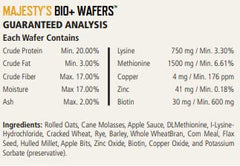 Majesty's BIO+ Galettes Biotine et mélasse-avoine: ingrédient agréable pour l’alimentation.