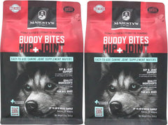 Majesty's Buddy Bites wafers emballage, pratique à utiliser pour votre chien.