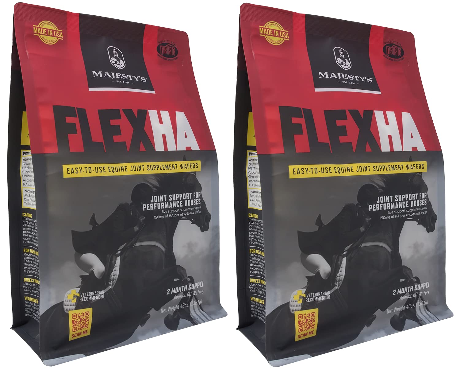 Majesty's Flex HA Wafers : emballage prêt à l'emploi pour un apport pratique