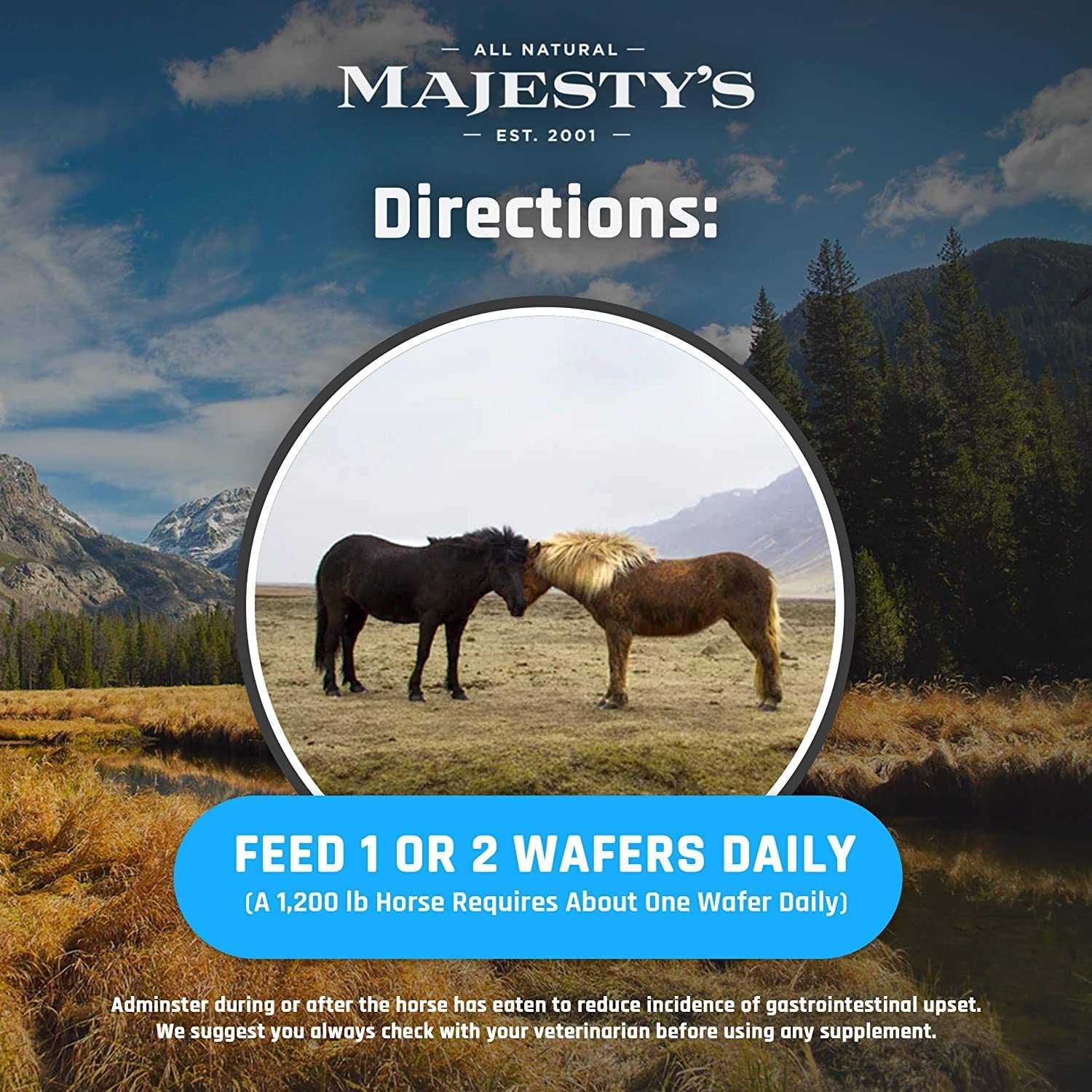 Majesty's KALM+ gaufrettes - deux sachets inclus pour un approvisionnement pratique.