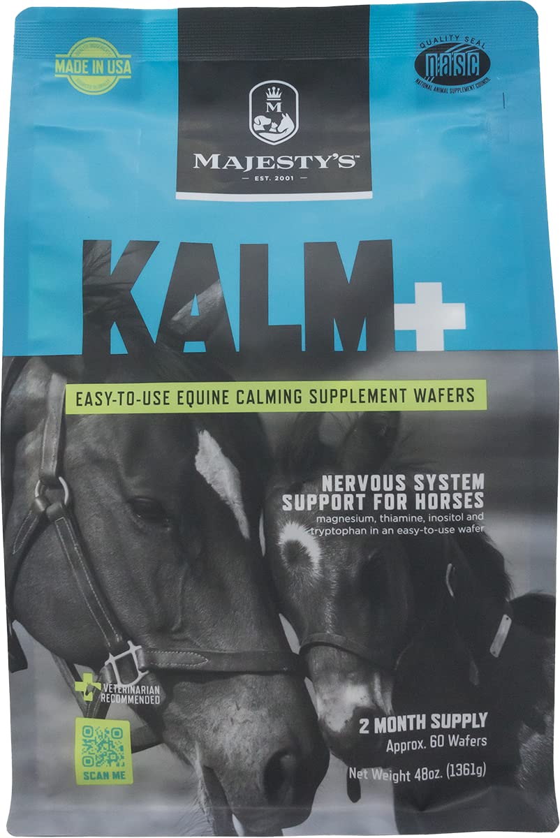 Majesty's Kalm Wafers – confort cheval: soutien potentiel au bien-être.