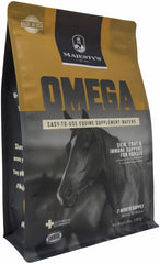 Emballage Majesty's Omega Wafers, pratique pour l’alimentation du cheval.